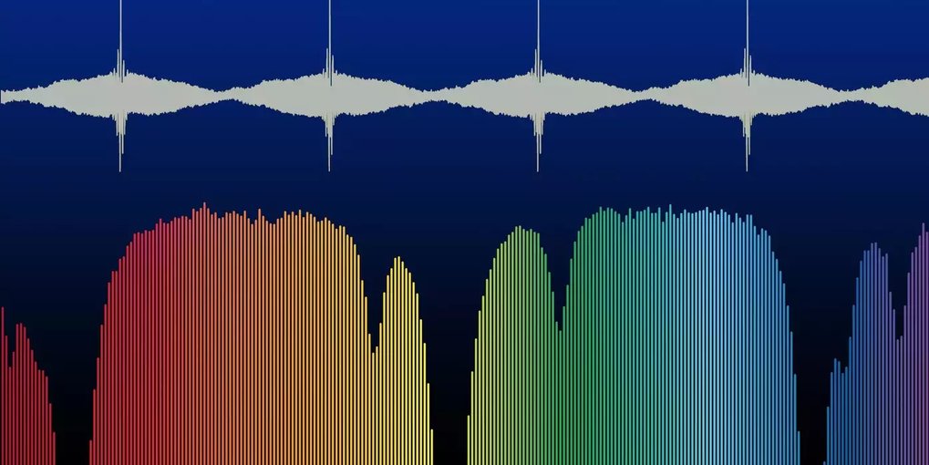 Graphic of laser frequencies 